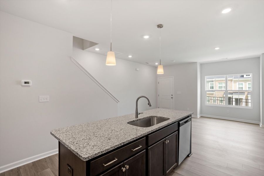 Furnished interior view inside a new home in Renaissance at White Oak, Garner (Image 10).