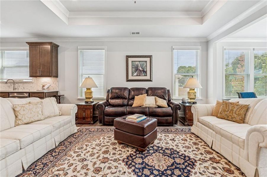 Furnished interior view inside a new home in Lakecrest, Buford (Image 19).