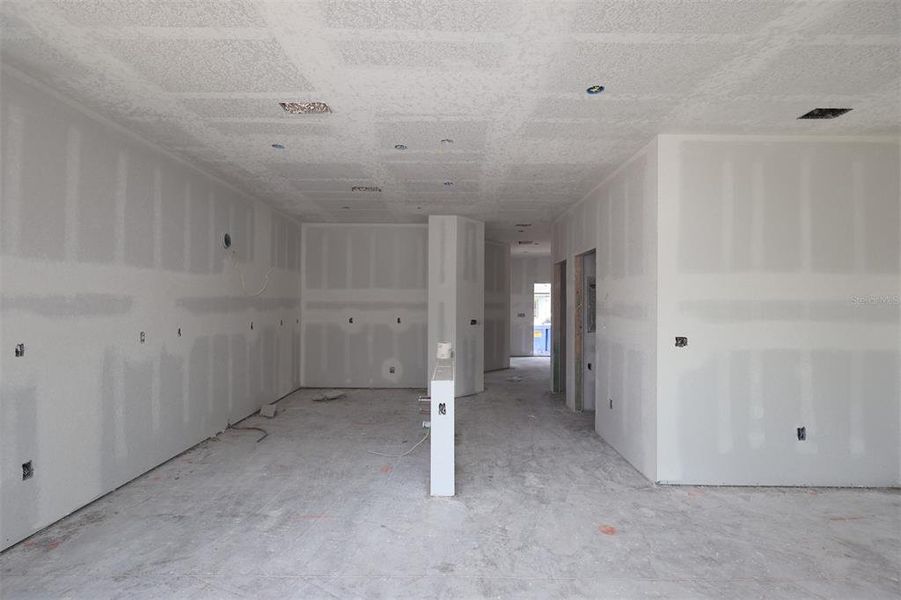 In-progress construction of a new home in Center Lake on the Park, St. Cloud, FL (Image 14).