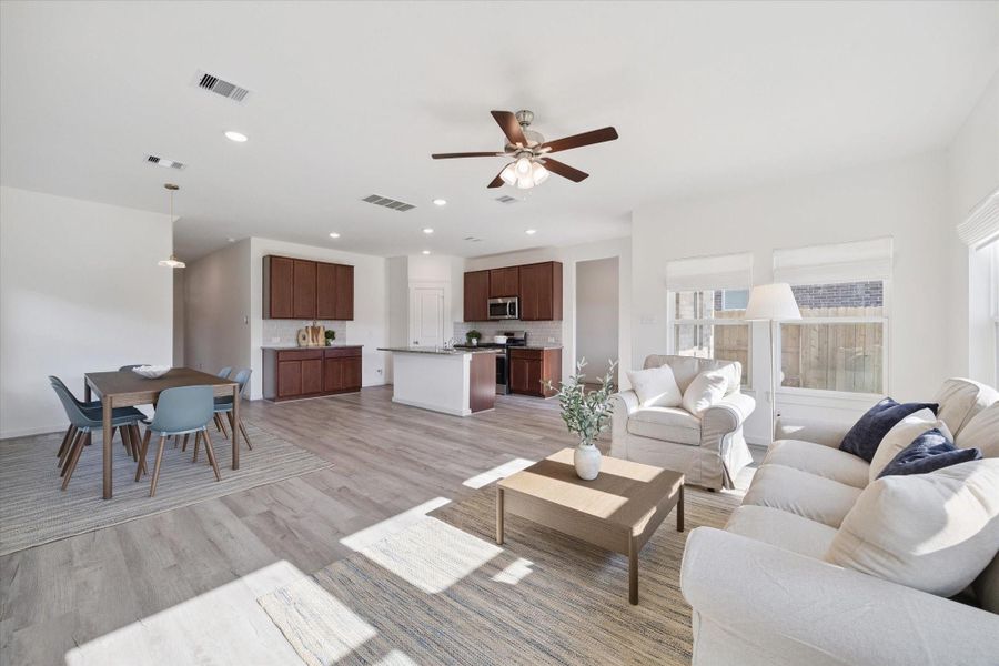 Furnished interior view inside a new home in Marvida, Cypress (Image 7). Furnished interior view inside a new home in Marvida, Cypress (Image 7).