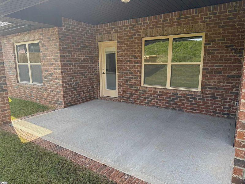 Exterior details and patio area of a home in Bracken Woods, Piedmont (Image 14). Exterior details and patio area of a home in Bracken Woods, Piedmont (Image 14).