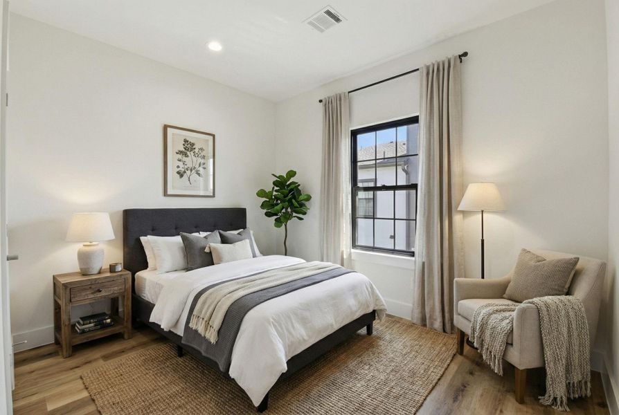 Furnished interior view inside a new home in , Houston (Image 27). Furnished interior view inside a new home in , Houston (Image 27).