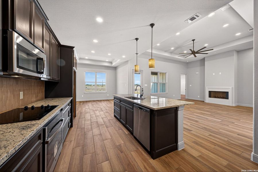 Furnished interior view inside a new home in Boehme Ranch, Castroville (Image 16).