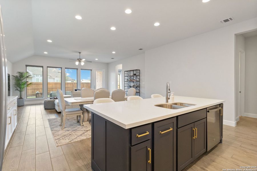 Furnished interior view inside a new home in Alsatian Oaks 50', Castroville (Image 12). Furnished interior view inside a new home in Alsatian Oaks 50', Castroville (Image 12).