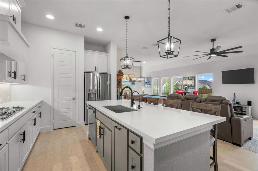 Furnished interior view inside a new home in , Fort Worth (Image 30).