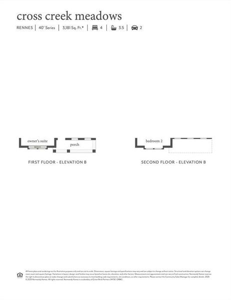 This dream home features elevation B ans so much more!