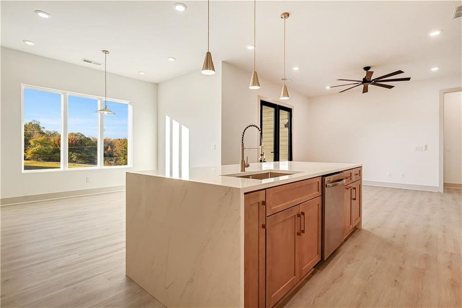 Furnished interior view inside a new home in , Snellville (Image 7).