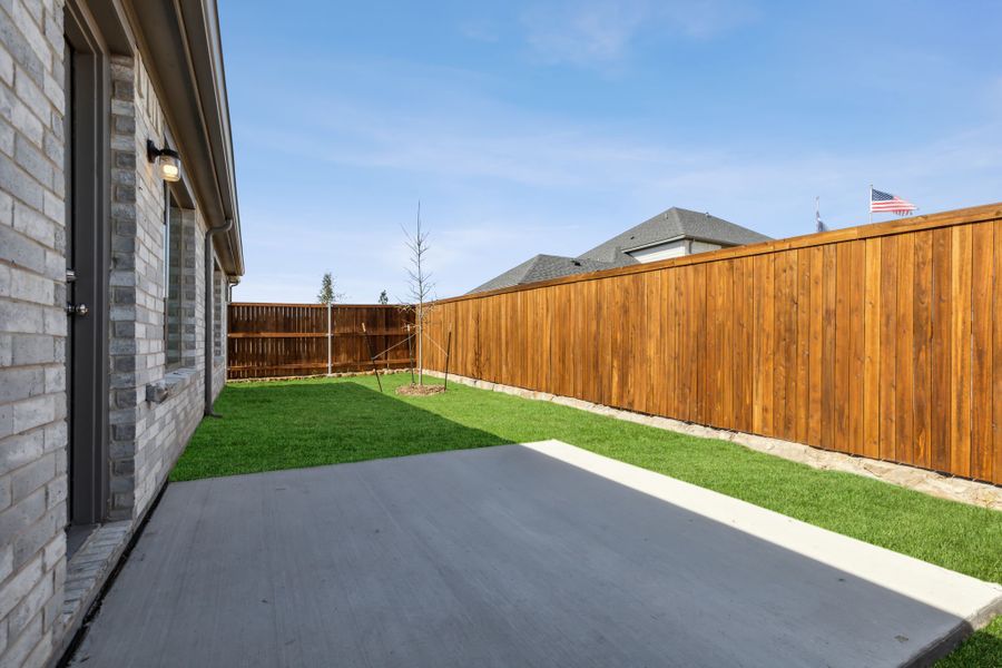 Flatwork in the Jade II home plan by Trophy Signature Homes – REPRESENTATIVE PHOTO Flatwork in the Jade II home plan by Trophy Signature Homes – REPRESENTATIVE PHOTO