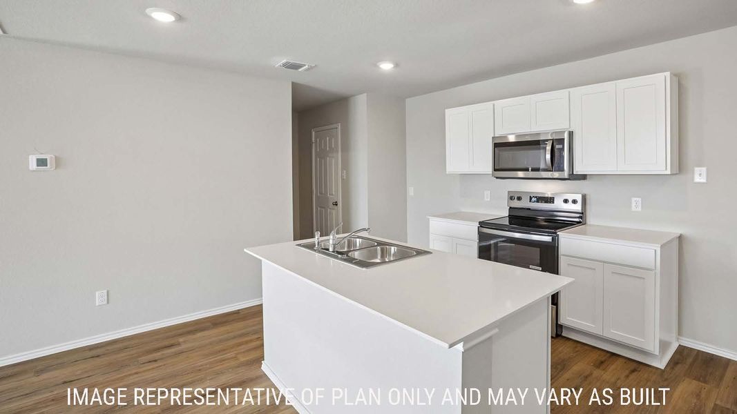 Furnished interior view inside a new home in Eastern Wells, Jarrell (Image 4).