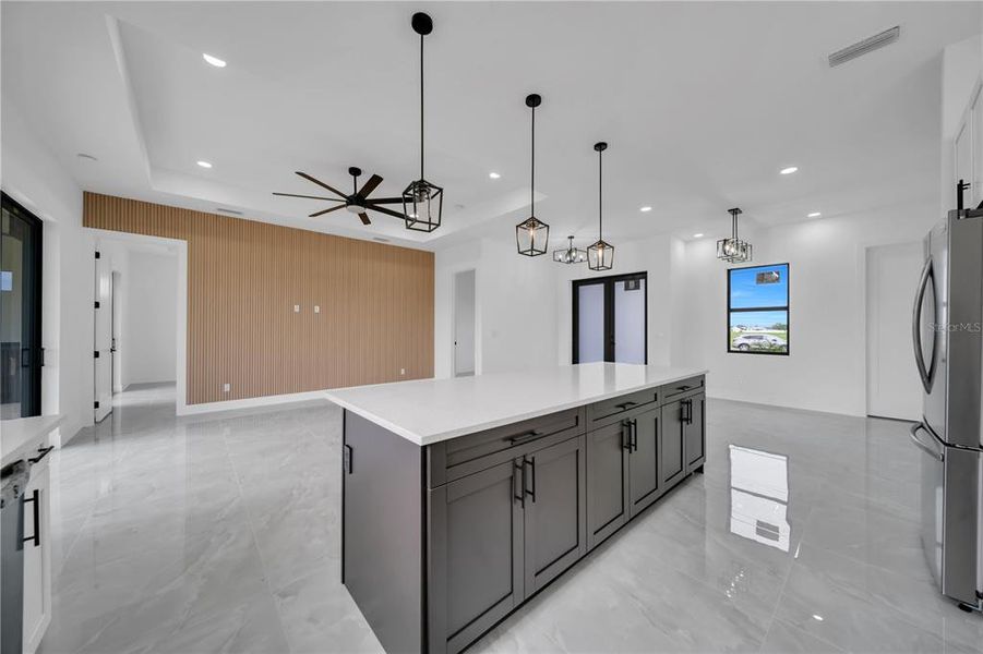 Furnished interior view inside a new home in , Cape Coral (Image 8). Furnished interior view inside a new home in , Cape Coral (Image 8).