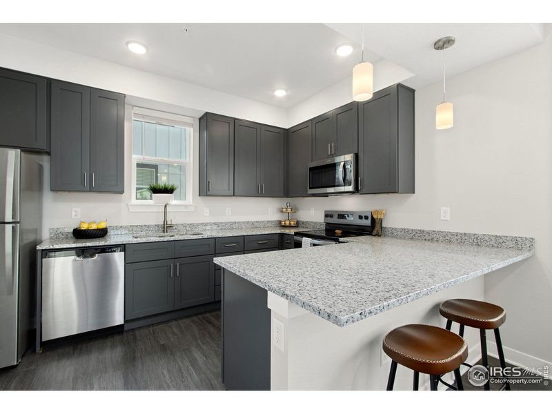 Furnished interior view inside a new home in , Fort Collins (Image 11).