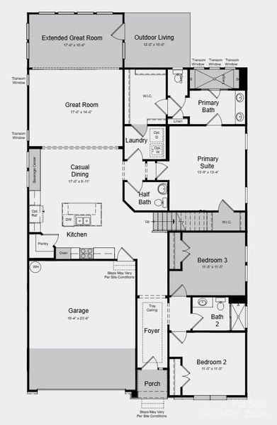 Additional Highlights Include: Bedroom 3 in place of flex, tray ceiling at foyer, 4' garage extension, game room with attic suite, great room extension, interior door at primary walk-in closet to laundry, upgraded shower with ledge at primary bath, windows at great room, gourmet kitchen, and beverage center.