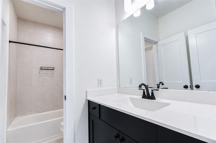 Furnished interior view inside a new home in , Katy (Image 10).