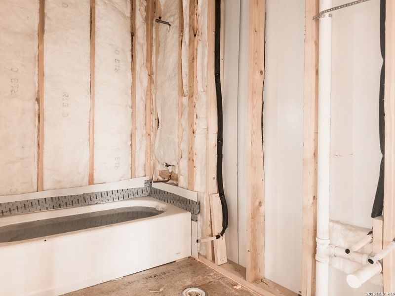 In-progress construction of a new home in Cordova Trails, Seguin, TX (Image 29). In-progress construction of a new home in Cordova Trails, Seguin, TX (Image 29).