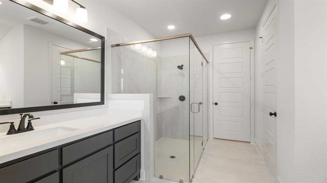 Furnished interior view inside a new home in The Heights At Uptown Celina 45', Celina (Image 10). Furnished interior view inside a new home in The Heights At Uptown Celina 45', Celina (Image 10).