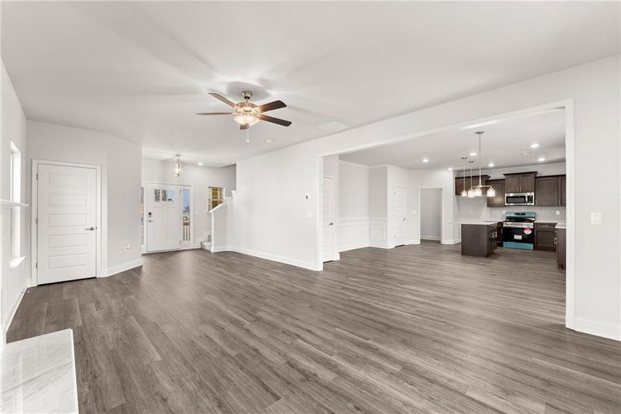 Spacious, unfurnished interior of a new home in Magnolia Villas, Cornelia (Image 17).