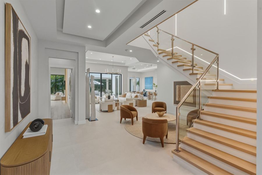Furnished interior view inside a new home in , Boca Raton (Image 9).