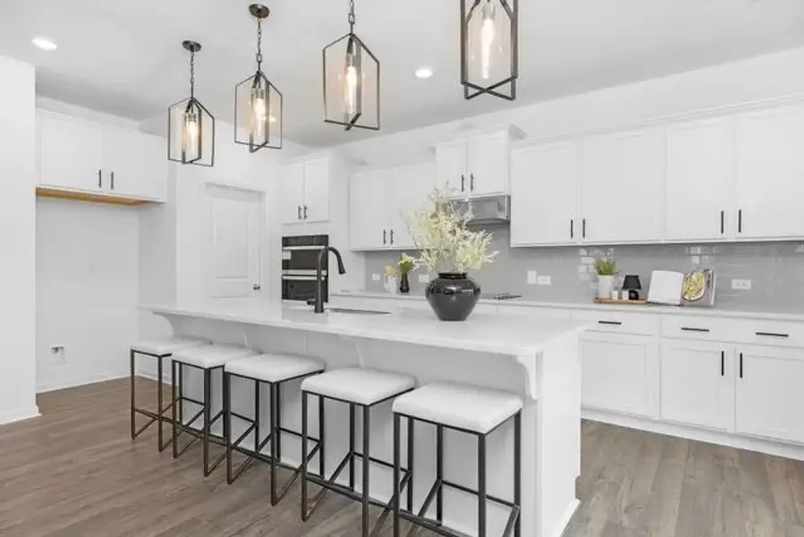 Representative furnished interior of a home built from the Calgary by True Homes in Deerwood Place, North Charleston (Image 6).