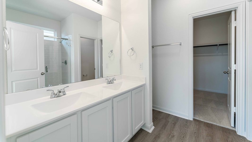 Furnished interior view inside a new home in Katzer Ranch, Converse (Image 7).