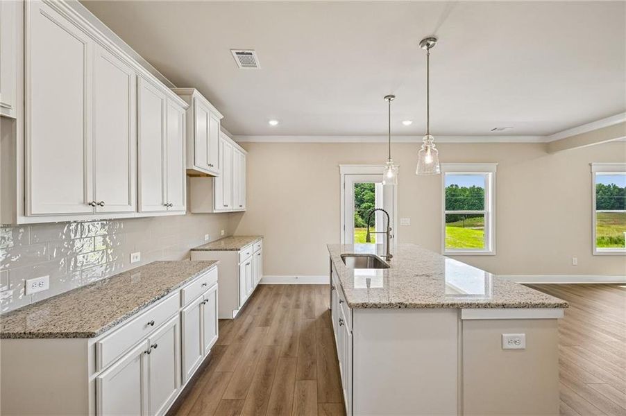 Furnished interior view inside a new home in Fowler Farms, Auburn (Image 9).
