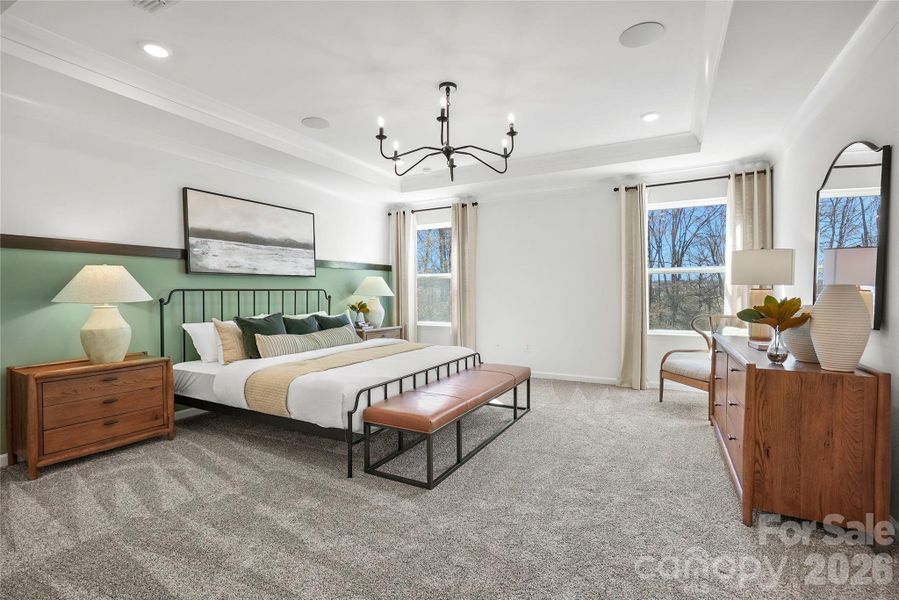 Furnished interior view inside a new home in Riverstone, Monroe (Image 20). Furnished interior view inside a new home in Riverstone, Monroe (Image 20).