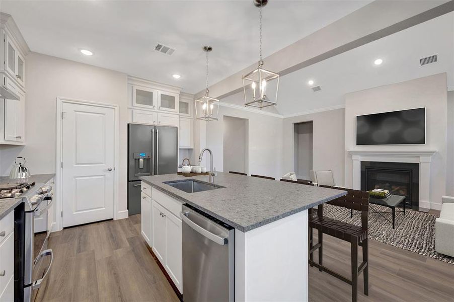 Furnished interior view inside a new home in Heritage Ranch, Sherman (Image 23).