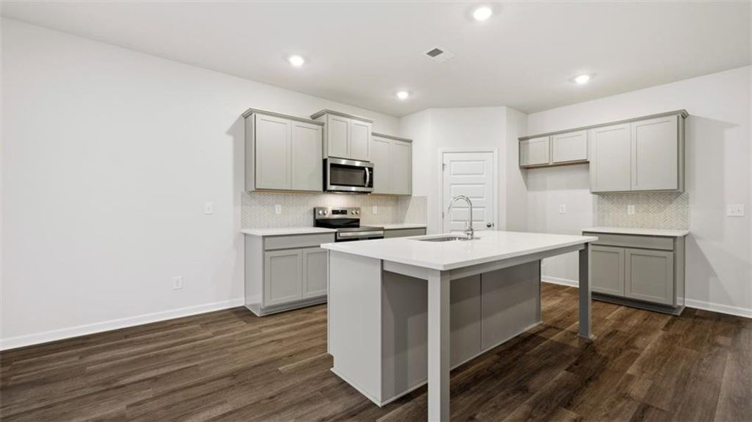 Furnished interior view inside a new home in Jackson Landing, Jefferson (Image 11).
