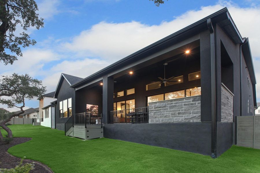 Exterior details and patio area of a home in , Georgetown (Image 19).