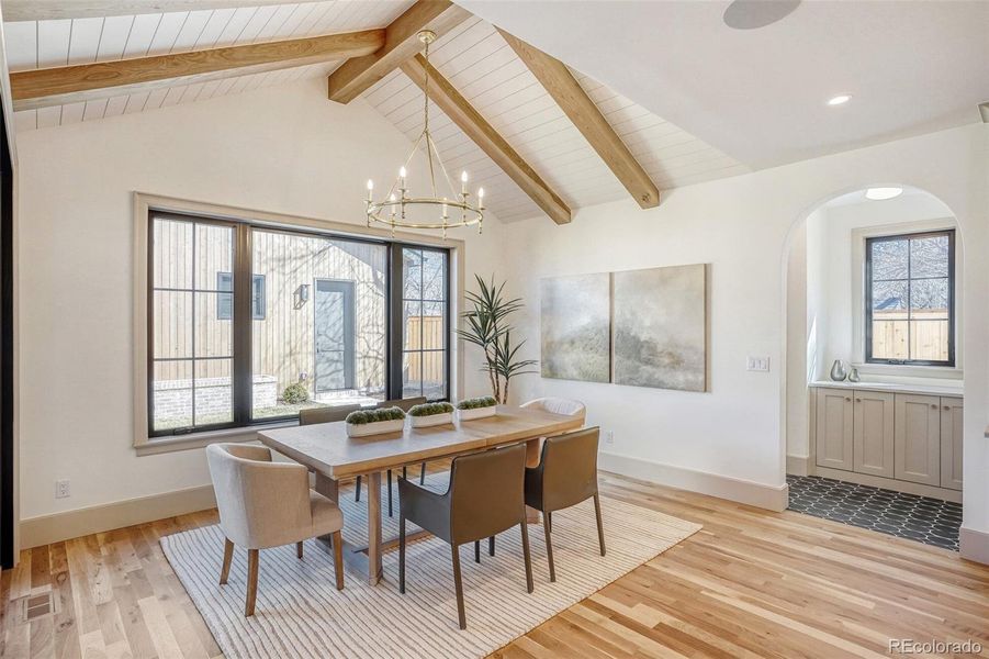 Furnished interior view inside a new home in , Denver (Image 17).