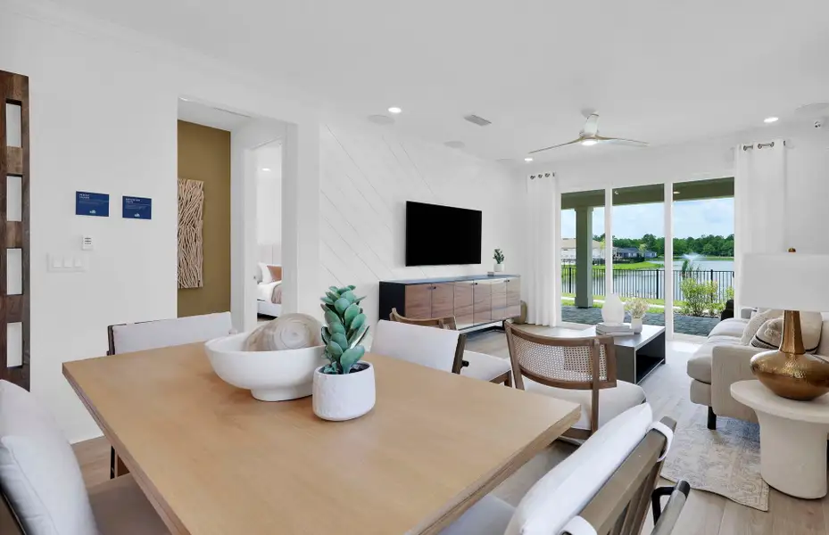 Representative furnished interior of a home built from the Contour by Pulte Homes in Seminole Palms, Palm Coast (Image 8).