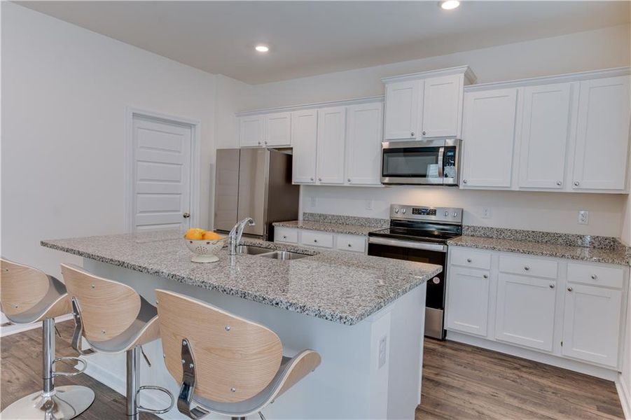 Furnished interior view inside a new home in The Reserve at Calcutta, Stockbridge (Image 7).