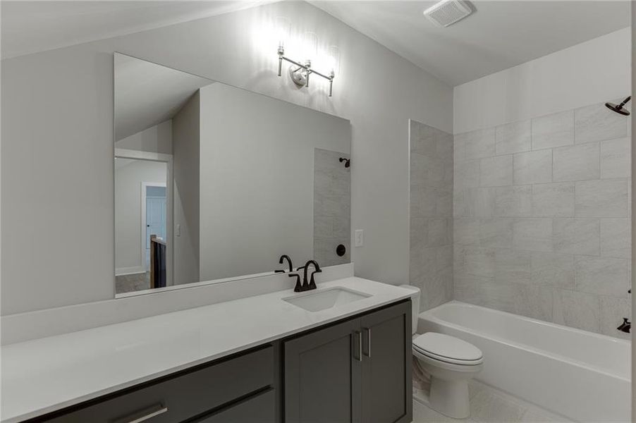 Furnished interior view inside a new home in , Cumming (Image 7).