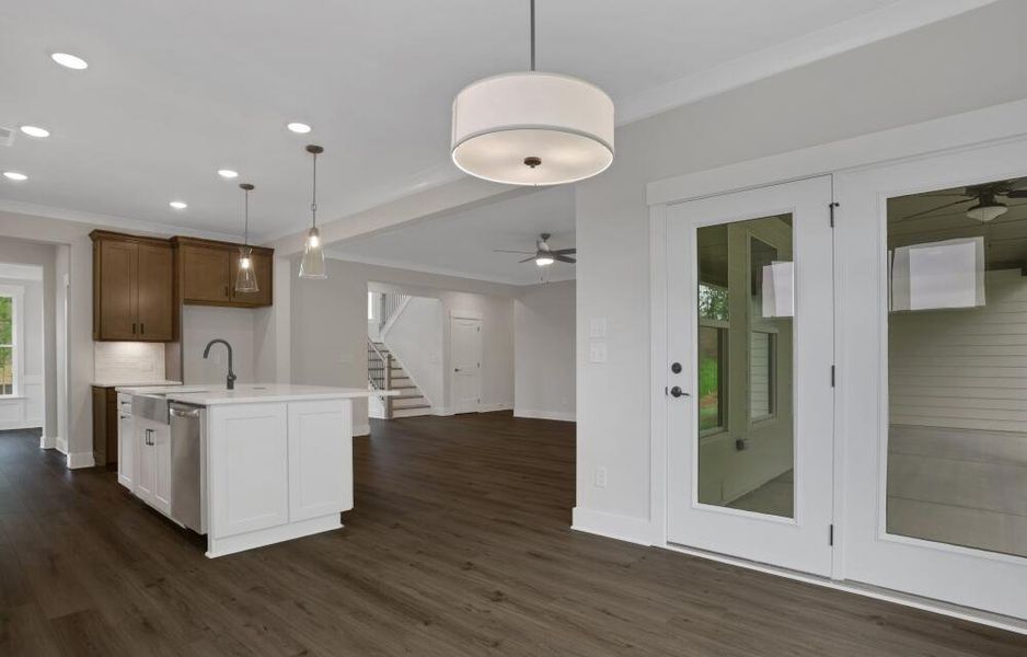Representative furnished interior of a home built from the Waverly by Eastwood Homes in Arbordale Reserve, Elgin (Image 6).