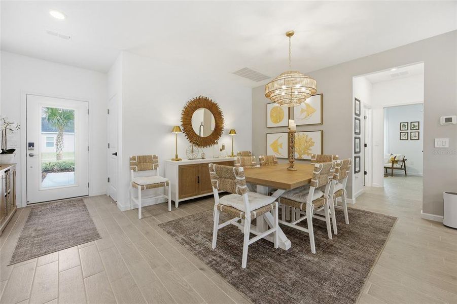 Furnished interior view inside a new home in Pioneer Ranch, Ocala (Image 36). Furnished interior view inside a new home in Pioneer Ranch, Ocala (Image 36).