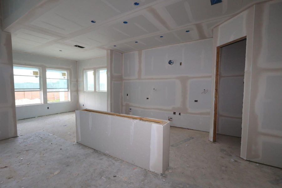 In-progress construction of a new home in Bridgeland Central: Emerald Heights - Enclave Collection, Cypress, TX (Image 8).