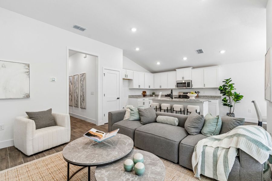 Furnished interior view inside a new home in Abbey Glen, Dade City (Image 12).