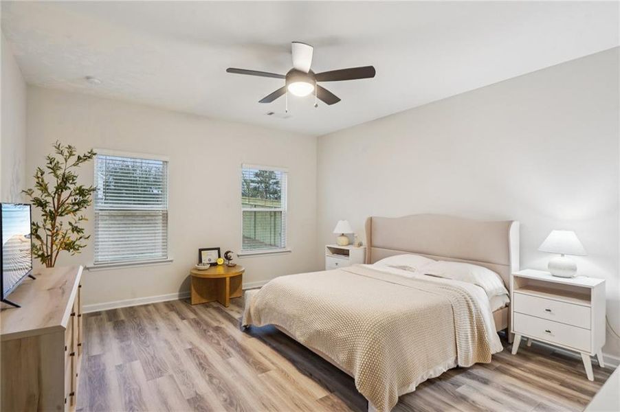 Furnished interior view inside a new home in , Dacula (Image 12).