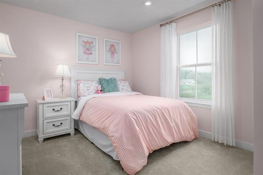 Representative furnished interior of a home built from the Allegheny by Ryan Homes in Friendship Meadows, Seneca (Image 15).