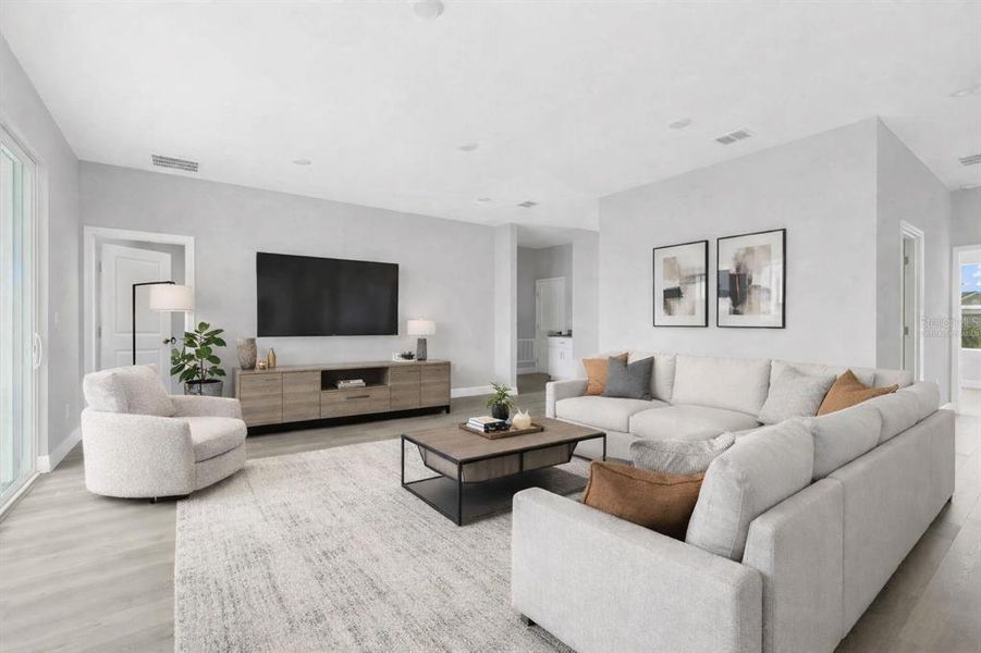 Furnished interior view inside a new home in , Port Charlotte (Image 4).