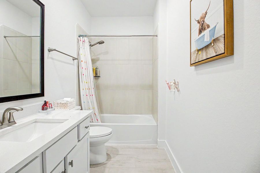 Furnished interior view inside a new home in , Cypress (Image 27).