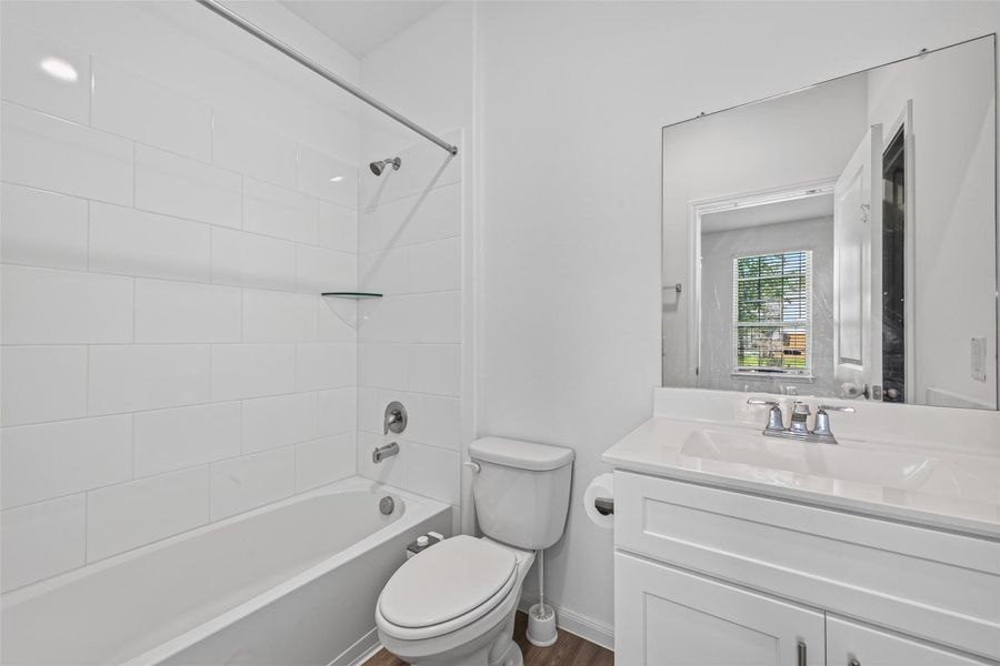 Furnished interior view inside a new home in Marvida, Cypress (Image 45).