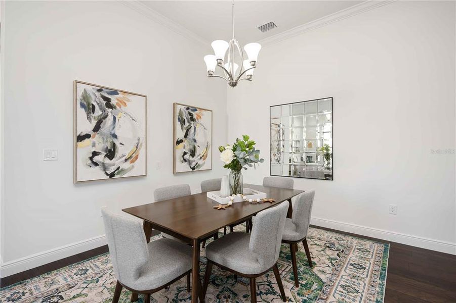 Furnished interior view inside a new home in , Sarasota (Image 31). Furnished interior view inside a new home in , Sarasota (Image 31).