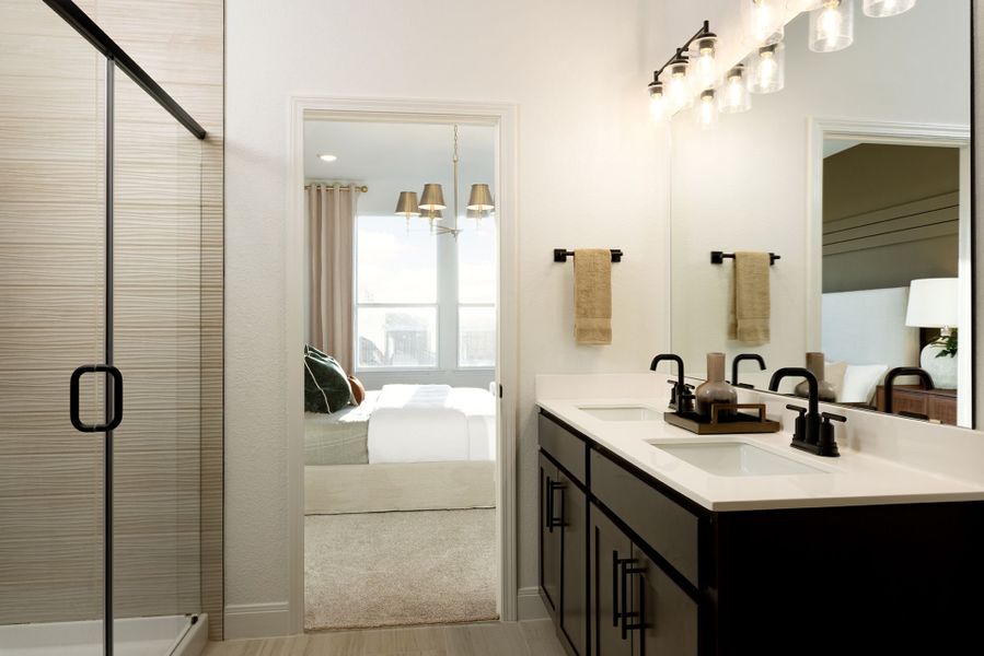 Furnished interior view inside a new home in Patterson Ranch, Georgetown (Image 3).
