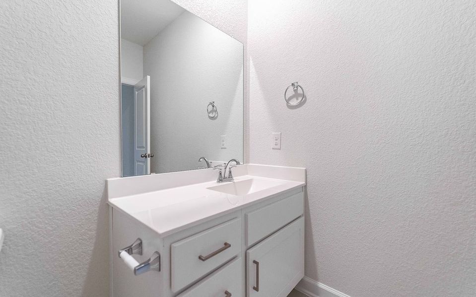 Furnished interior view inside a new home in Marvida, Cypress (Image 12).