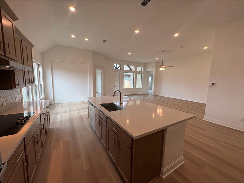 Furnished interior view inside a new home in Retreat at San Gabriel, Georgetown (Image 4).