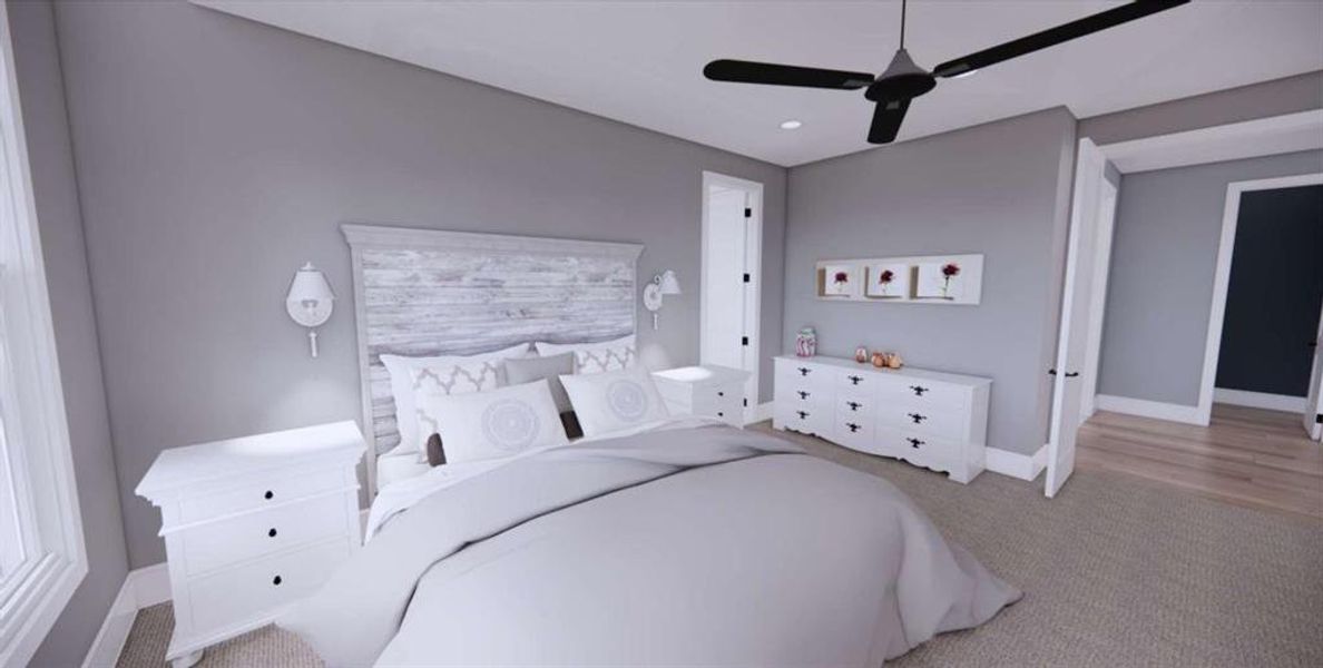 Furnished interior view inside a new home in , Carrollton (Image 41).