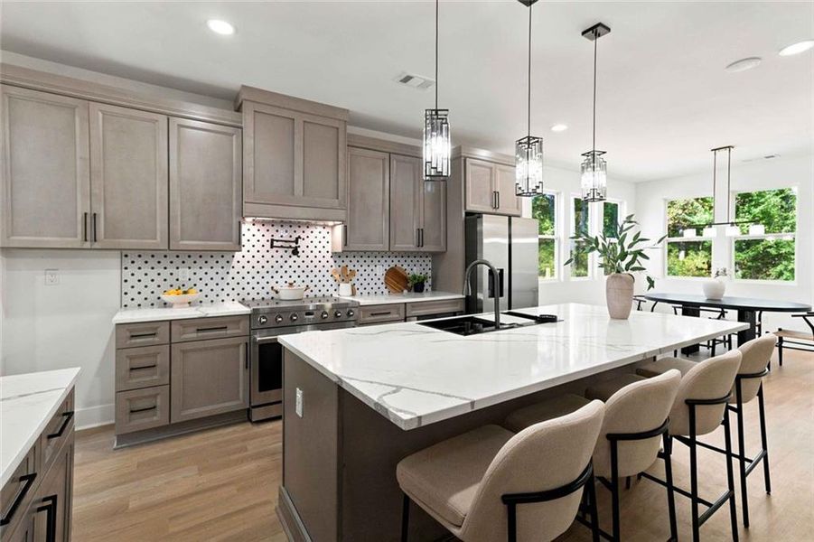 Furnished interior view inside a new home in , Griffin (Image 18).