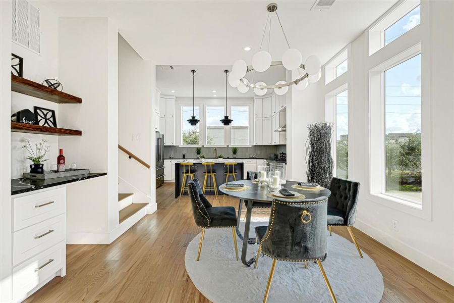 Furnished interior view inside a new home in , Houston (Image 12).