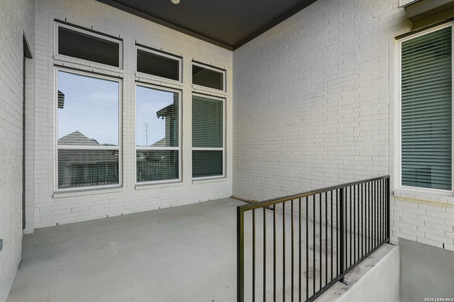 Exterior details and patio area of a home in Esperanza 50's, Boerne (Image 29).