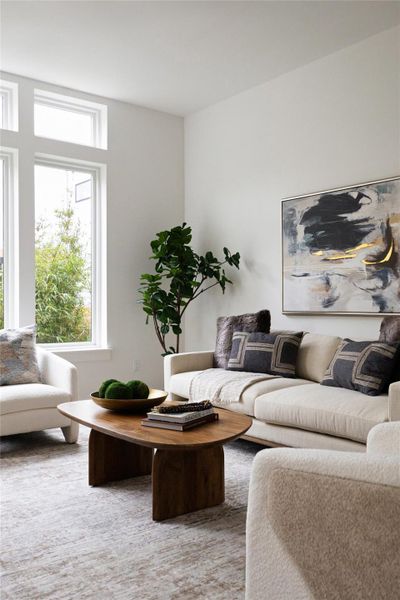 Furnished interior view inside a new home in , Austin (Image 5).